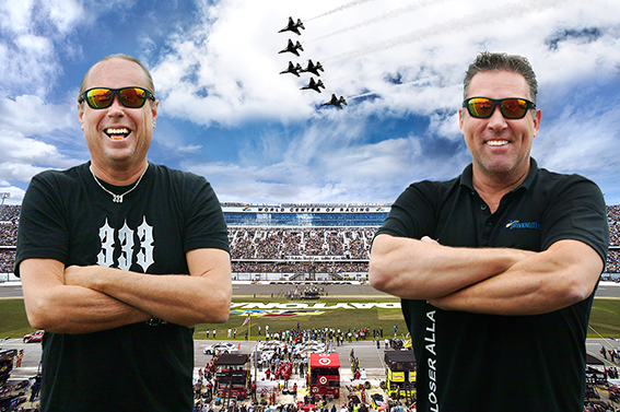 Gary och Tobbe på Daytona Speedway
