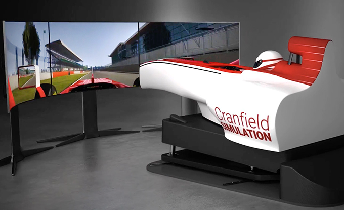Cranfield värsting simulator för Formel 1 träning